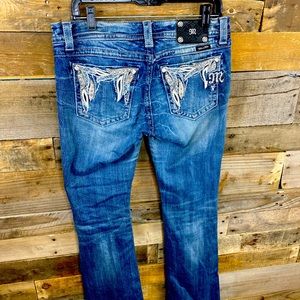 Size 30 Miss Me boot cut jeans